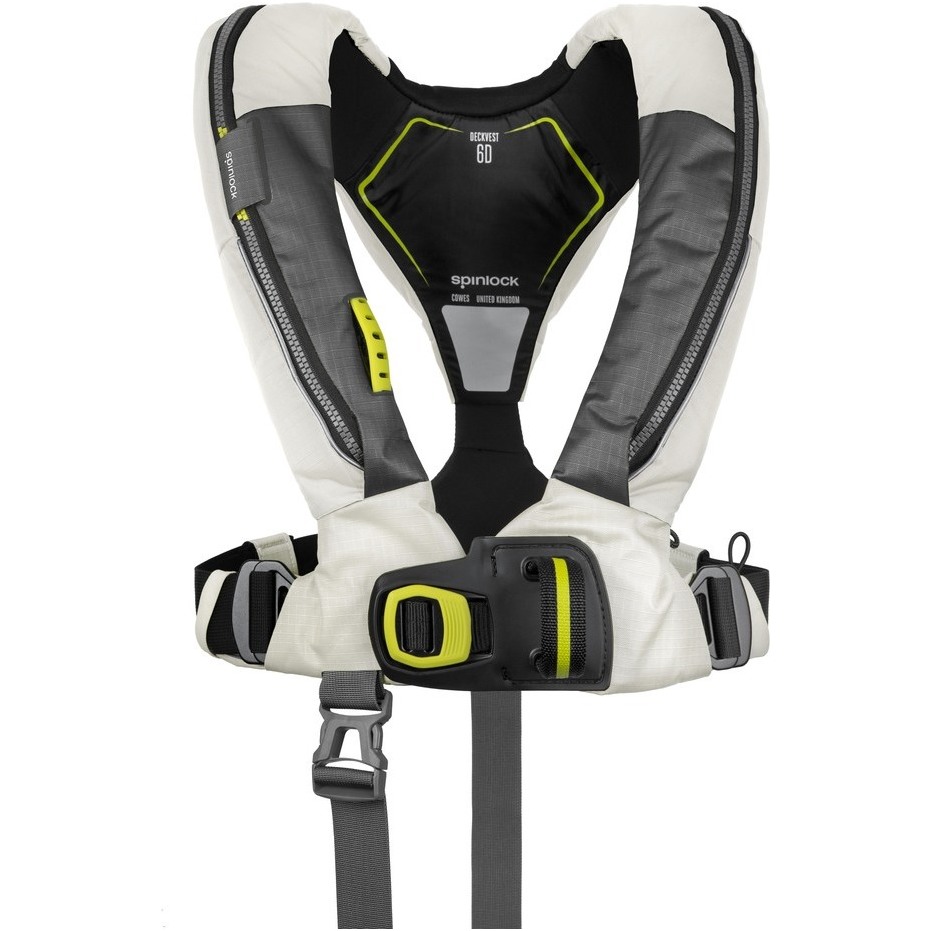 2026 Spinlock Deckvest 6D 170N Lifejacket DWLJH - White